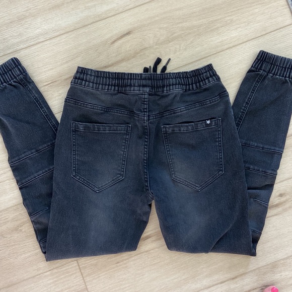 Jogger stretch denim by Zoo York men’s size small S black faded wash - Picture 6 of 7
